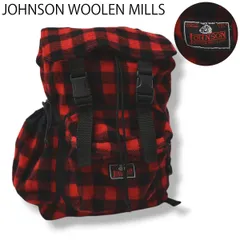 【USA製】ジョンソンウーレンミルズ 鞄 バッファローチェック柄 ユニセックス