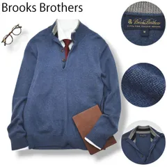【上質】ブルックスブラザーズ ハーフボタンニット メリノウール ニット セーター