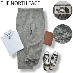 70s80s ノースフェイス ウール スラックス トラウザー W88 総柄 