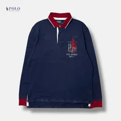 POLO RALPH LAUREN ラガーシャツ ネイビー L