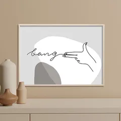 アートポスター A4 余白バランスがおしゃれ miimA4 A3 北欧 モダン 絵 ナチュラル ベージュ AB10915048-6376