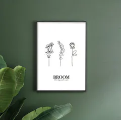 アートポスター A4 余白バランスがおしゃれ BROOMA4 A3 北欧 モダン 絵 ナチュラル ベージュ AB10915038-6383