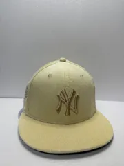 Newera ニューヨークヤンキース ワールドシリーズ1999 59fifty フィッティドキャップ ベージュカラー