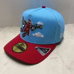 海外限定 NEWERA ニューエラ 59FIFTY Aフレーム Angels ロサンゼルス エンゼルス Cartoon キャップ (14-16)