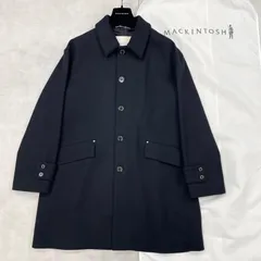 MACKINTOSH　マッキントッシュ　HUMBIE GTS SL　ハンビー　コート　オーバーサイズ　ウール　ネイビー　英国製　メンズ　38