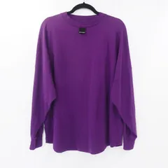 『希少カラー』　パームエンジェルス　完売　ロンT バックロゴ　紺　【XL】 長袖 Palm Angels(パームエンジェルス) Tシャツ・カットソー(メンズ