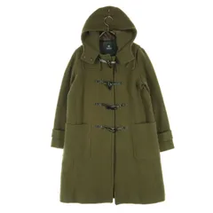 nano universe ナノユニバース 長袖 ダッフルコート 38 カーキ レディース 古着