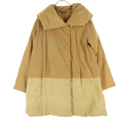 Takashimaya タカシマヤ バイカラー 長袖 ダウンジャケット 13 ブラウン レディース 古着