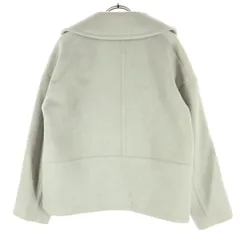 ESTNATION エストネーション 日本製 長袖 ショート丈 ピーコート 36 グレー レディース 古着