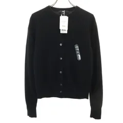 未使用 UNIQLO ユニクロ カシミヤ100％ 長袖 カーディガン XS ブラック タグ付き レディース 古着