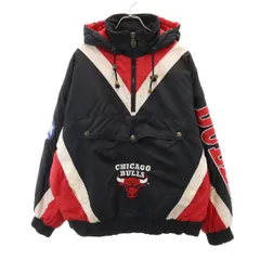Lee SPORT リースポーツ 90s オールド ハーフジップ ナイロンジャケット L ブラック NBA シカゴブルズ プルオーバー メンズ 古着