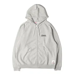 【美品】STANDARD CALIFORNIA スタンダードカリフォルニア パーカー ヘザーグレー サイズ:L | ロゴ 刺繍 スウェット ジップ パーカー (SD US Cotton Zip Hood Sweat) | 日本製【メンズ】【中古】