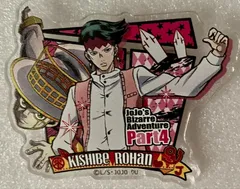 e#️⃣ジョジョ#️⃣　岸辺露伴　&　ヘブンズ・ドアー　アクリルバッジ