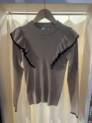 イング INGNI ニット タイトニット セーター コットン 長袖 ブラウン系 サイズM A-1543