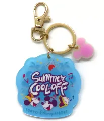 【中古】キーホルダー [単品] ミッキーマウス＆ミニーマウス＆ドナルドダック サマー・クールオフ 光るキーチェーン 「ディズニー」 東京ディズニーリゾート限定