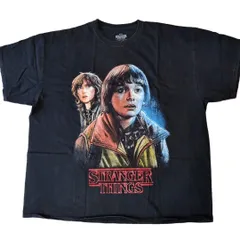 ストレンジャー・シングス　ヴィンテージ加工Ｔシャツ　大きいXL　黒　ウィル *