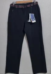 新品) 28) モンベル ブラック 起毛 機能性 パンツ (ベルト含む)