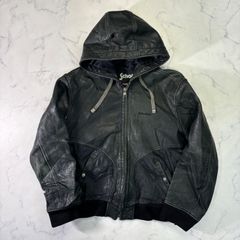 Schott 3111054 LEATHER FULL ZIP PARKA M - メルカリ