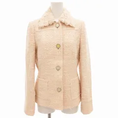 トゥービーシック TO BE CHIC ツイードジャケット 総裏地 40 ピンク /GV