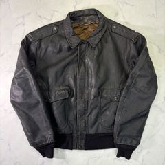 80s 90s Schott TYPE A-2 FLIGHT LEATHER J - メルカリ