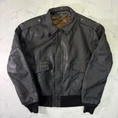 Schott ショット 90s ビンテージ A-2タイプ レザージャケット フライトジャケット 本革 ブラック USA製