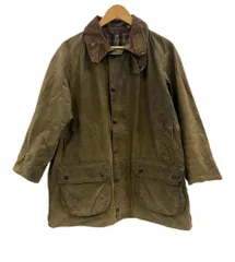 バブアー BARBOUR 90's 90年代 3ワラント GAMEFAIR ゲームフェア ワックス コットン オイルドジャケット ハーフコート VINTAGE ヴィンテージ C42 ジャケット カーキ 101MT-5342のサムネイル