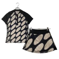 中古 レディース アディダスゴルフ adidas GOLF セットアップ S 黒 ブラック アディダスコラボ