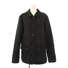 バーバリー ロンドン BURBERRY LONDON キルティングジャケット ステンカラー 中綿 アウター 裏地ノバチェック 切替 M 黒 ブラック /BB