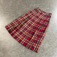 USA製 80s 90s Vintage PENDLETON ペンドルトン スカート プリーツ フレア チェック柄 ウール 100% ヴィンテージ ビンテージのサムネイル