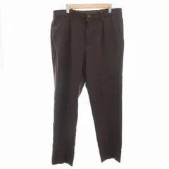 ハレ HARE スラックス パンツ イージー L 茶 ブラウン /UD ■GY39