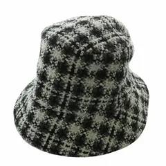 シャネル CHANEL 帽子 バケットハット バケハ ウール ツイード ココ