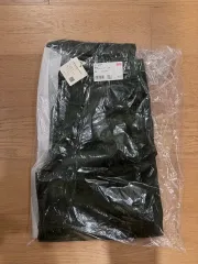 (XL) ユニクロ コーデュロイ カーブパンツ グリーン (ロング丈)