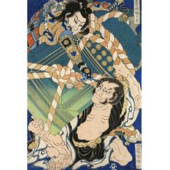 浮世絵 男女の情景 約14.5cm x 10.5cm - メルカリ