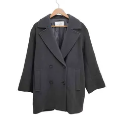 ナチュラルビューティーベーシック NATURAL BEAUTY BASIC 24aw ダブルブレストフォルムミドルコート レディース JPN：S 