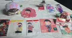 おそ松さん グッズ コレクション アクリル ぬいぐるみ (おそ松、一松、十四松)