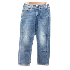 コーエン coen デニムパンツ ジーンズ テーパード ウォッシュ加工 M 紺 ネイビー /MN