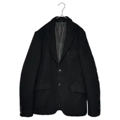 Blackmarket COMME des GARCONS 縮絨ジャケット未使用 COMME des GARCONS HOMME ウールサージ縮絨ドローコードジャケット