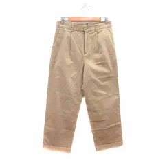 グローバルワーク GLOBAL WORK ワイドパンツ S ベージュ /YK