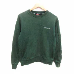 コンバース CONVERSE トレーナー スウェット 長袖 M 緑 グリーン /YK