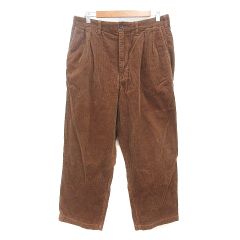 ラグマシーン RAG MACHINE テーパードパンツ コーデュロイ L 茶 ブラウン /MN
