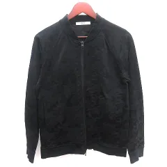 アズールバイマウジー AZUL by moussy ジャケット ジャンパー ブルゾン 迷彩柄 カモフラ S 黒 ブラック /AU ●RY