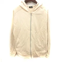 コムサイズム COMME CA ISM パーカー ジップアップ 長袖 160 ベージュ /RT