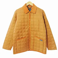 ラベンハム LAVENHAM 美品 キルティング ステンカラー コート ジャケット 中綿 イングランド製 36 オレンジ 0716 IBO73のサムネイル