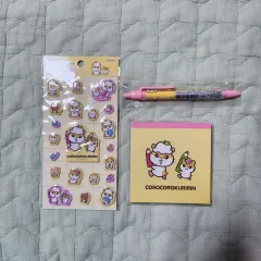 (まとめ売り) サンリオ クリリン レトロ シリーズ ボールペン ステッカー メモ帳