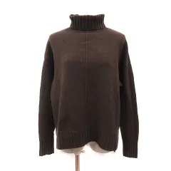 ノーク N.O.R.C NORC ニット セーター タートルネック ウール 長袖 2 茶 ブラウン /MS