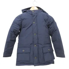 グリーンレーベルリラクシング ユナイテッドアローズ green label relaxing ダウンコート ジャケット アウター 135㎝ 紺 ネイビー