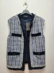 ツイード ベスト 新品