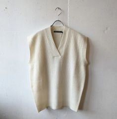BLAMINK ブラミンク コットンシルクカシミヤ ノースリーブニット 38
