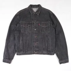 88’s Levi’s EUROPE 70503-0259 black denim jacket S TUNISIA製 先染めブラック デニムジャケット