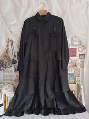 Qutie Frash ミリタリーロングベストジャケット - メルカリ